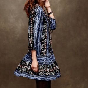 Anthropologie Holding Horses Aztec Printed Dress